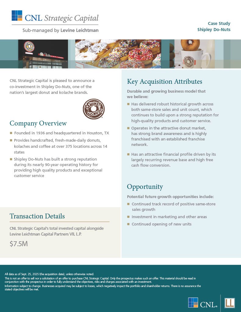 Shipley Do-Nuts Flyer
